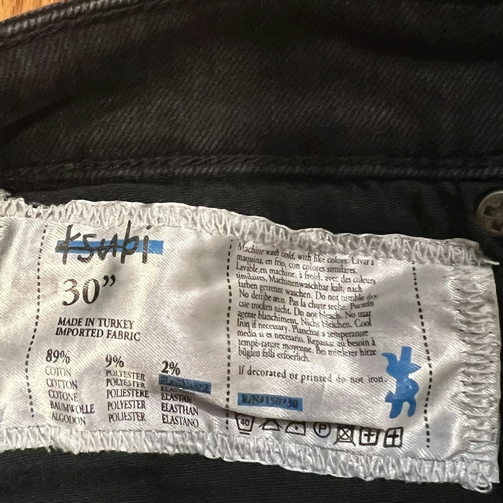 Ksubi Chitch Denim in Boneyard Black